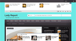 Desktop Screenshot of ladyreport.com